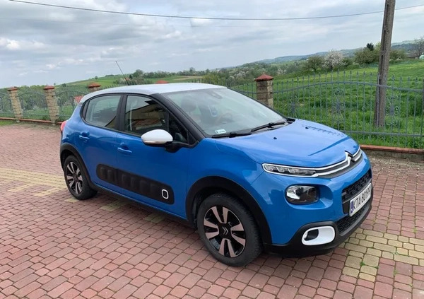 Citroen C3 cena 43500 przebieg: 101300, rok produkcji 2017 z Lubań małe 254